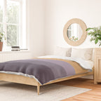 Minimal Retro Sunset Sunrise - Purple Mauve Dusk Duvet Cover Gallery Image 2