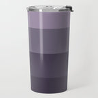 Minimal Retro Sunset Sunrise - Purple Mauve Dusk Travel Mug Gallery Image 2