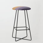 Minimal Retro Sunset Sunrise - Purple Mauve Dusk Stool Gallery Image 1