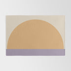 Minimal Retro Sunset Sunrise - Purple Mauve Dusk Rug Gallery Image 2