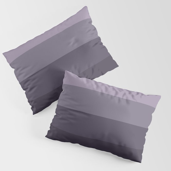 Minimal Retro Sunset Sunrise - Purple Mauve Dusk Pillow Sham Gallery Image 1