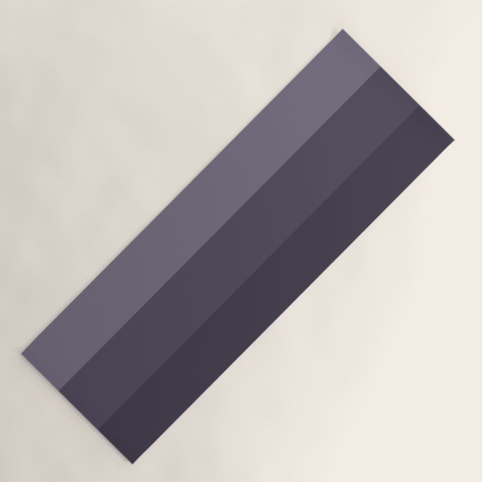 Minimal Retro Sunset Sunrise - Purple Mauve Dusk Yoga Mat Gallery Image 1