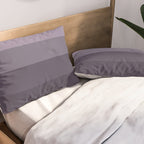 Minimal Retro Sunset Sunrise - Purple Mauve Dusk Pillow Sham Gallery Image 2