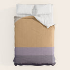 Minimal Retro Sunset Sunrise - Purple Mauve Dusk Comforter Gallery Image 6