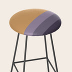 Minimal Retro Sunset Sunrise - Purple Mauve Dusk Stool Gallery Image 2