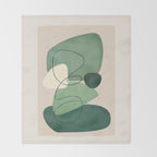 Floating Abstraction 10 Throw Blanket Gallery Image 2