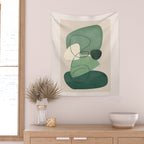 Floating Abstraction 10 Wall Tapestry Gallery Image 2