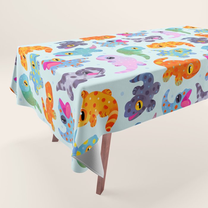 Tokay gecko - bright Tablecloth Gallery Image 1