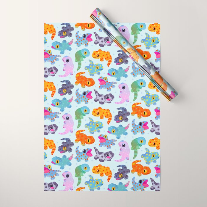 Tokay gecko - bright Wrapping Paper Gallery Image 1