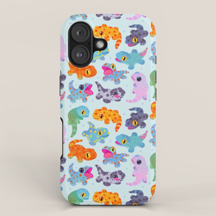 Tokay gecko - bright iPhone Case Gallery Image 1