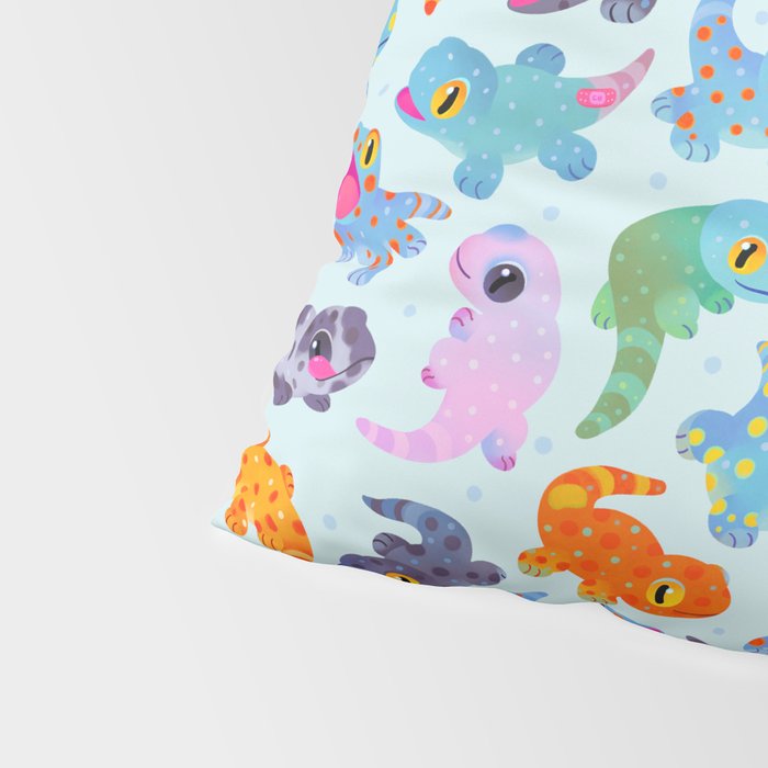 Tokay gecko - bright Pillow Sham Gallery Image 4