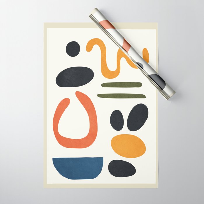 Abstract Colorful Setting 5 Wrapping Paper Gallery Image 1