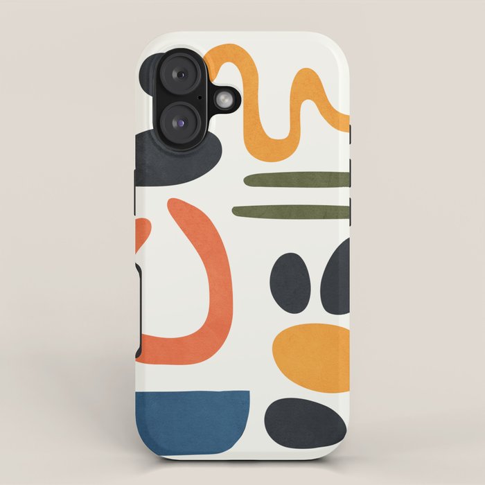 Abstract Colorful Setting 5 iPhone Case Gallery Image 1