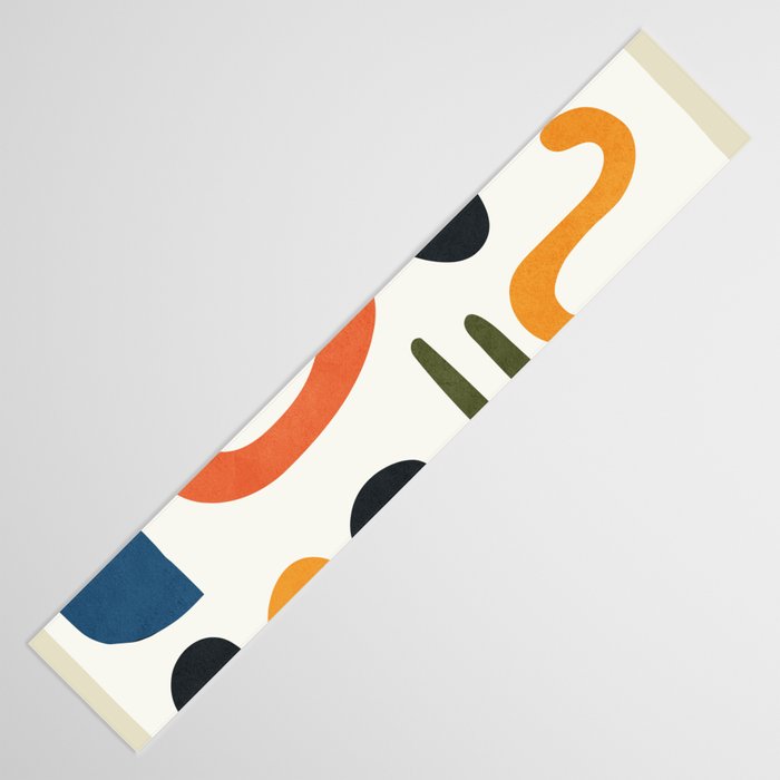 Abstract Colorful Setting 5 Table Runner Gallery Image 3
