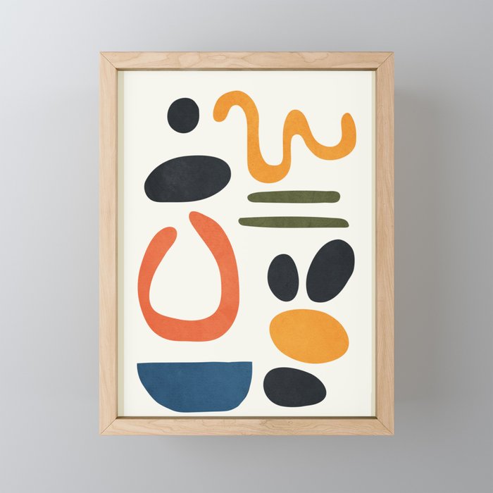 Abstract Colorful Setting 5 Mini Art Print Gallery Image 1