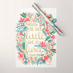 Little & Fierce Wrapping Paper Gallery Image 1
