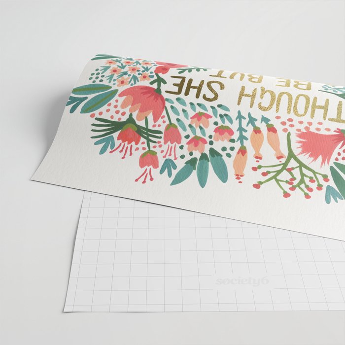 Little & Fierce Wrapping Paper Gallery Image 2