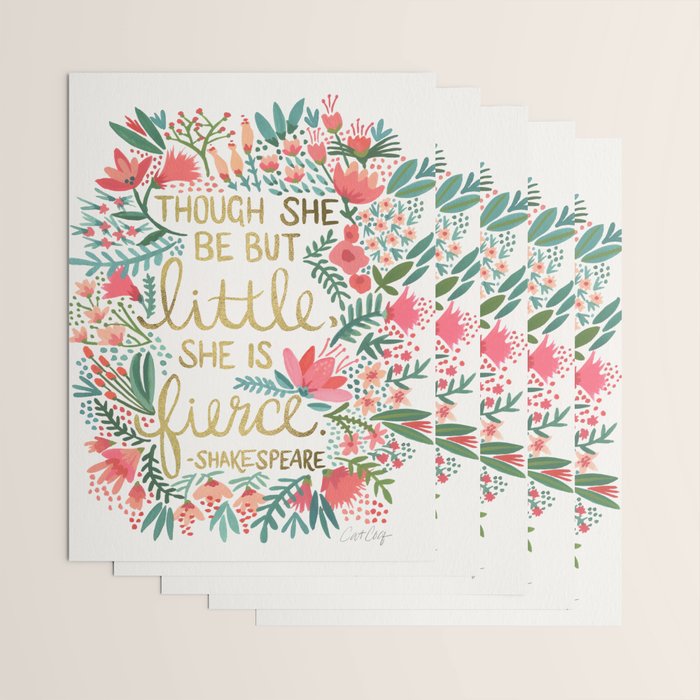 Little & Fierce Wrapping Paper Gallery Image 3