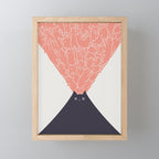 Cat Landscape 102: Vol-cat-no Mini Art Print Gallery Image 1