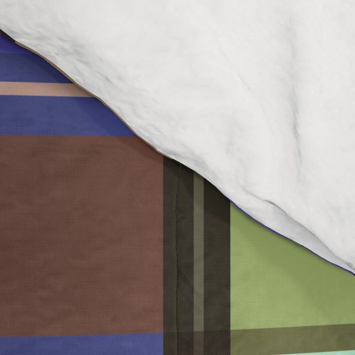 Fusion Colorful Toned Grids Comforter Gallery Image 4