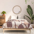 Linocut Tulip Pattern #2 Comforter Gallery Image 3