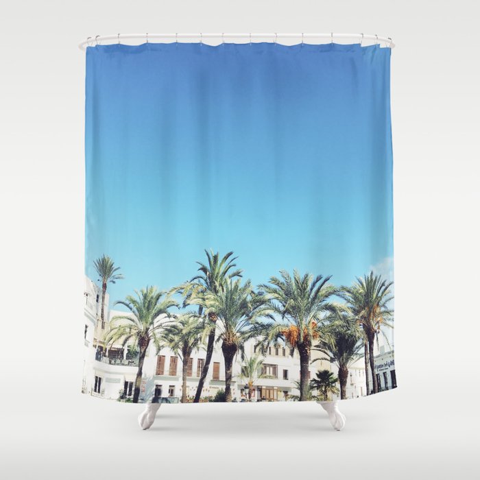 Spanish Square Shower Curtain Gallery Image 1