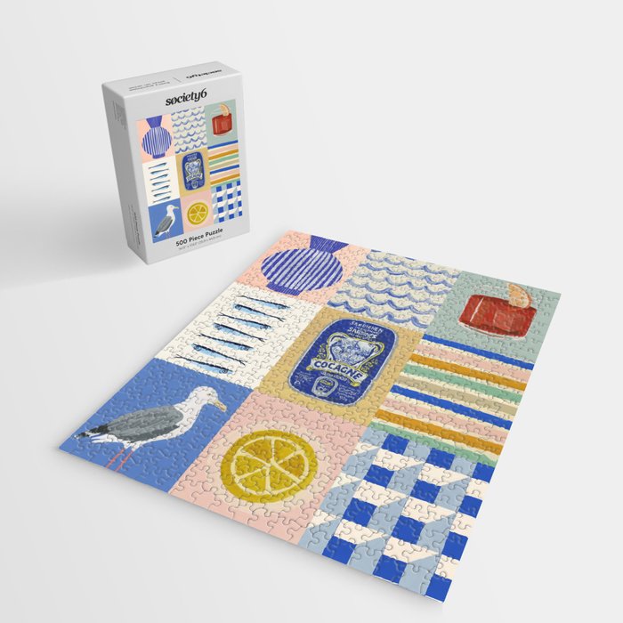 Seaside poster Jigsaw Puzzle Gallery Image 2