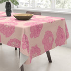 Zinnias in pink Tablecloth Gallery Image 3