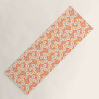 Floral Bliss Pattern - Peach Fuzz Yoga Mat Gallery Image 1