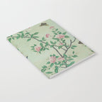 Antique Chinoiserie Peony Flower Bird Garden 1800 Notebook Gallery Image 2