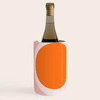 Calida - Retro Geometric Circle Pattern in Orange and Pink Wine Chiller Gallery Image 3