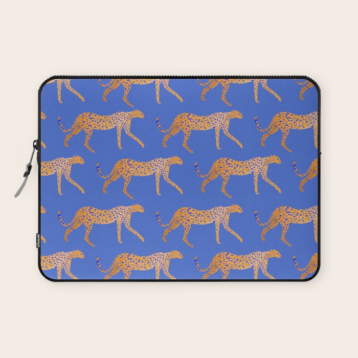 Leopard - Orange Laptop Sleeve Gallery Image 1