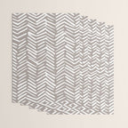 Abstract Herringbone Pattern, Rustic, Light Brown Wrapping Paper Gallery Image 3