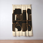 Abstract Line Shapes 10 Window Curtain Gallery Image 3