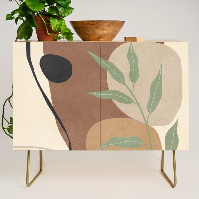 Branches in an abstract setting 02 Credenza Gallery Image 1