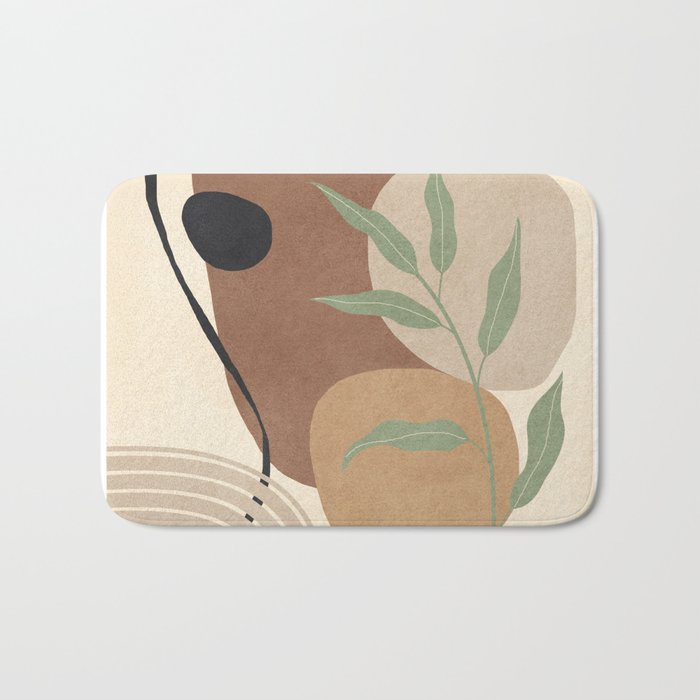 Branches in an abstract setting 02 Bath Mat Gallery Image 1