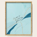 "Here's To Being Free." Serving Tray Gallery Image 1