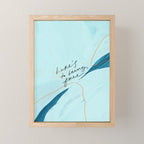 "Here's To Being Free." Mini Art Print Gallery Image 1