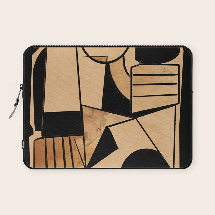 Abstract Line Shapes 9 Laptop Sleeve Gallery Image 1