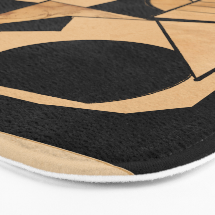 Abstract Line Shapes 9 Bath Mat Gallery Image 3