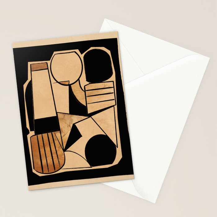 Abstract Line Shapes 9 Stationery Card Gallery Image 2