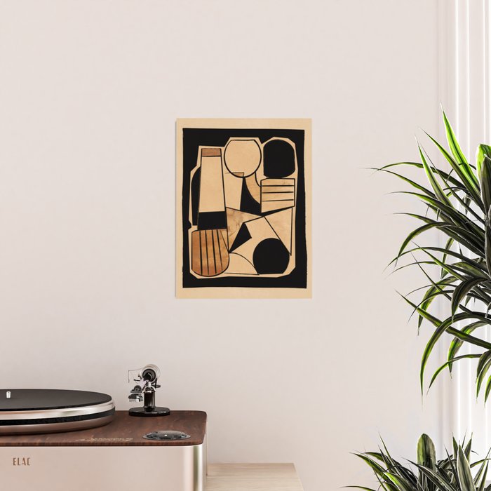 Abstract Line Shapes 9 Poster Gallery Image 2