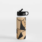 Abstract Line Shapes 9 Water Bottle Gallery Image 1