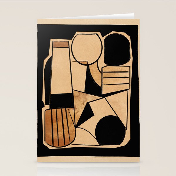 Abstract Line Shapes 9 Stationery Card Gallery Image 2