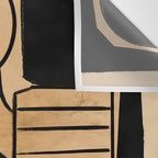 Abstract Line Shapes 9 Wall Tapestry Gallery Image 3