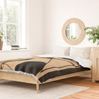 Abstract Line Shapes 9 Duvet Cover Gallery Image 2