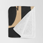Abstract Line Shapes 9 Throw Blanket Gallery Image 3