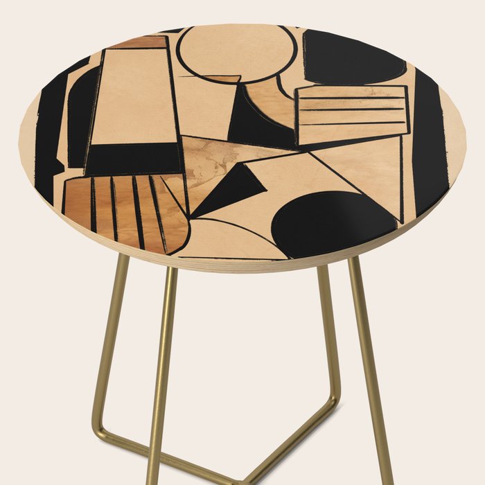 Abstract Line Shapes 9 Side Table Gallery Image 2
