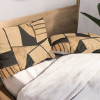 Abstract Line Shapes 9 Pillow Sham Gallery Image 2