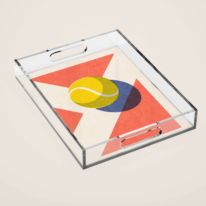 BALLS / Tennis - clay court II Acrylic Tray Gallery Image 1